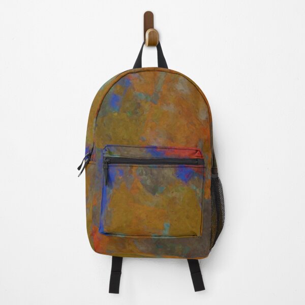 Item preview, Abstract Oil Painting in Blue and Yellow Tones designed and sold by funpix-shop.