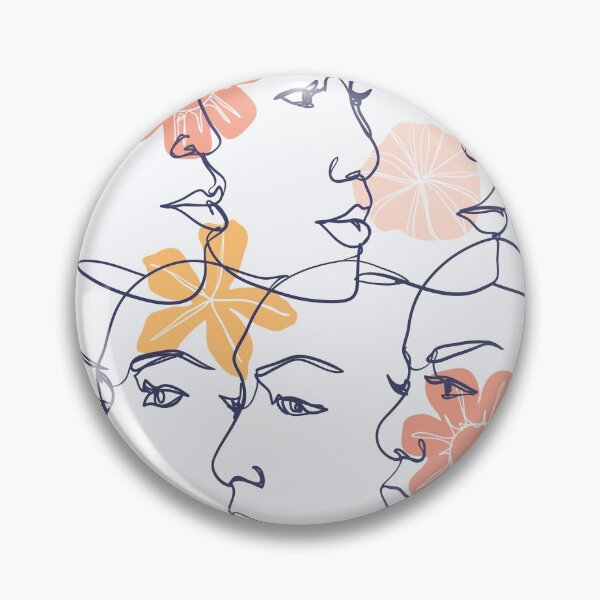 Item preview, beautiful women faces line art designed and sold by Sya Prints.