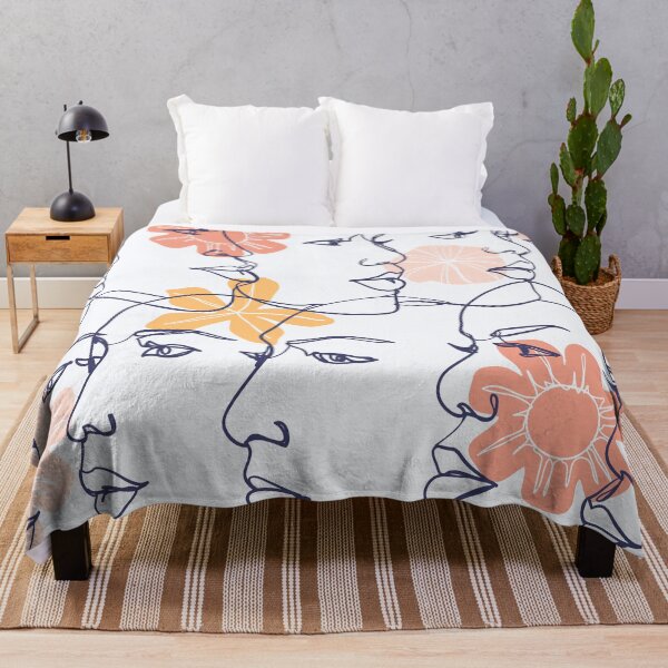 Item preview, beautiful women faces line art designed and sold by Sya Prints.