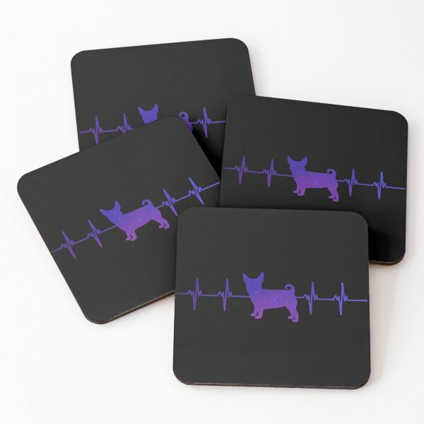 Item preview, Dogs in Space Heartbeat for Dog Lovers designed and sold by StarTraveler.