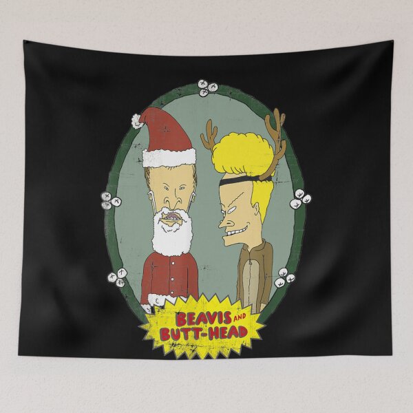 Item preview, Beavis and Butthead Reindeer Santa Christmas Graphic Beavis and Butt-head Essential designed and sold by KimberlyStacy93.