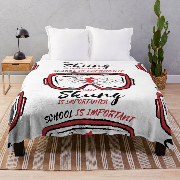 Item preview, School Is Important But Skiing Is Importanter | Ski Lover designed and sold by nestoras28.