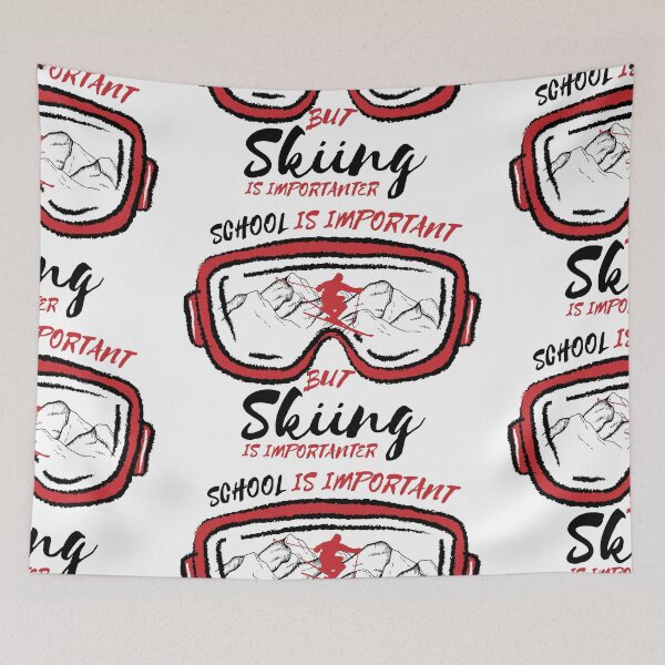 Item preview, School Is Important But Skiing Is Importanter | Ski Lover designed and sold by nestoras28.