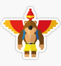 Bear & Bird Sticker