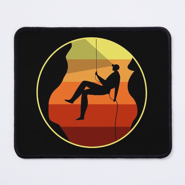 Item preview, Vintage Retro Caving Spelunking Rock Climbing Caver Gift designed and sold by TastefulTees.