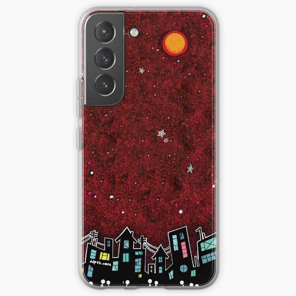 Velvet Berlin I - Colourful Moonlit Cityscape Illustration (from Velvet Berlin series) Samsung Galaxy Soft Case