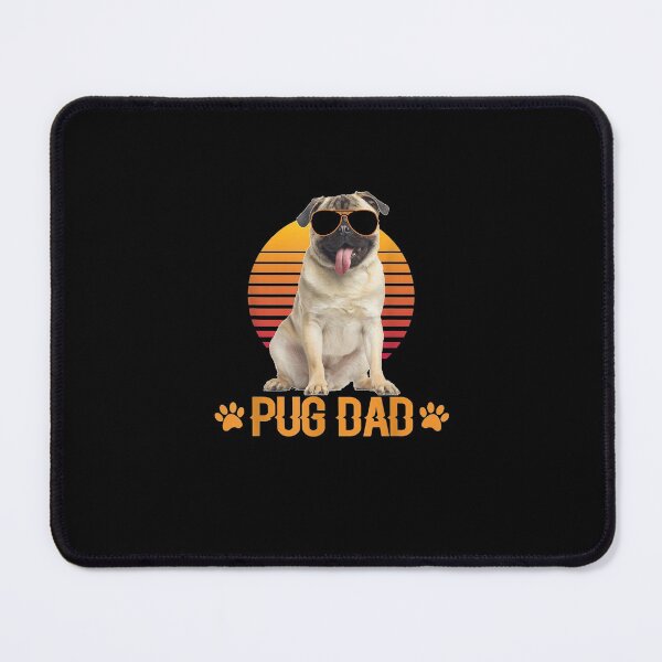 Item preview, Vintage Pug Dad Wear Sunglasses Funny Dog Lover T-Shirt designed and sold by shop luisant.