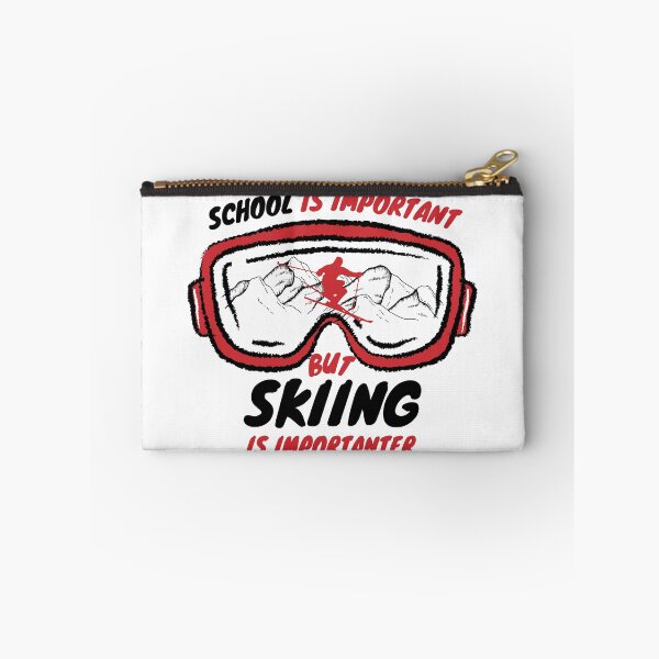 Item preview, School Is Important But Skiing Is Importanter | Ski Lover designed and sold by nestoras28.