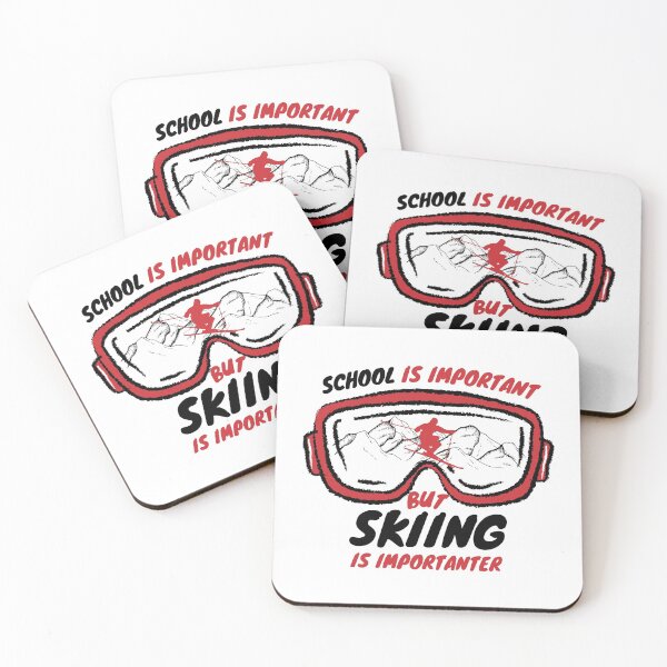 Item preview, School Is Important But Skiing Is Importanter | Ski Lover designed and sold by nestoras28.