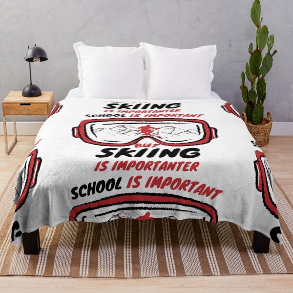 Item preview, School Is Important But Skiing Is Importanter | Ski Lover designed and sold by nestoras28.
