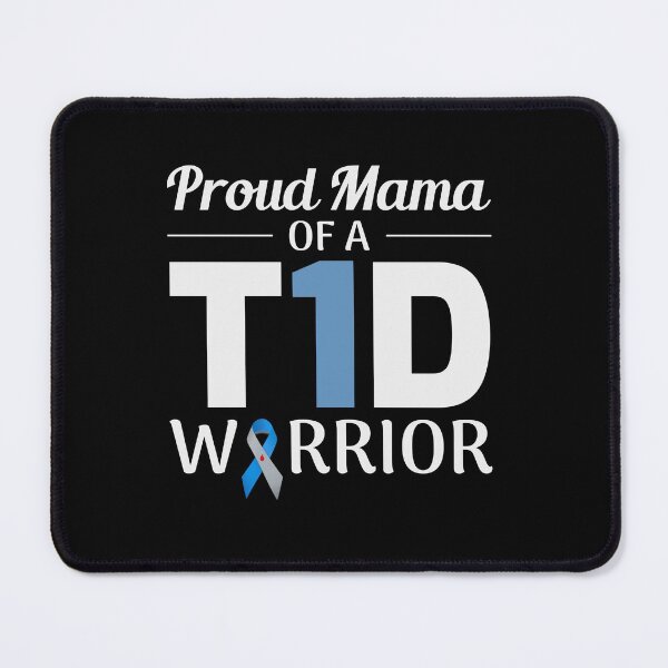 Item preview, T1D Type 1 Diabetes Awareness Mom Supporter Fighters designed and sold by TastefulTees.