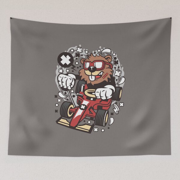 Item preview, Cute Beaver Racer  designed and sold by SagesZ.