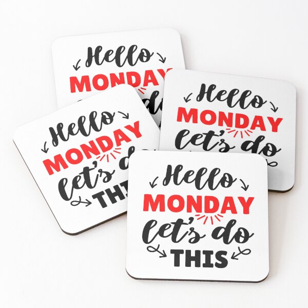Item preview, Hello Monday, let's do this, Funny Targe Team Member, TTM designed and sold by KlaraMacinka.
