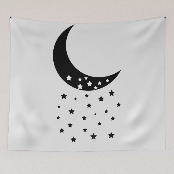 Item preview, Minimalist Falling Stars From the Moon designed and sold by cerenalkan.