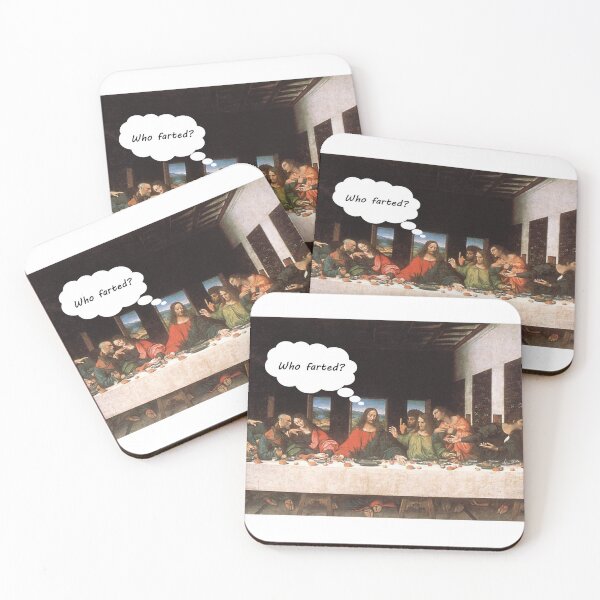 Item preview, Who farted at the last supper? designed and sold by CheekySoandSo.