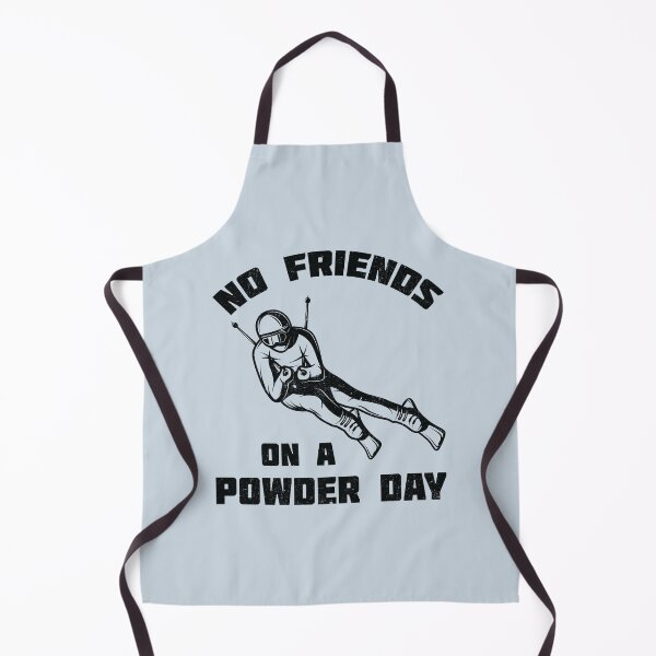 Item preview, No Friends on a Powder Day Skier Black Graphic designed and sold by dass-art.