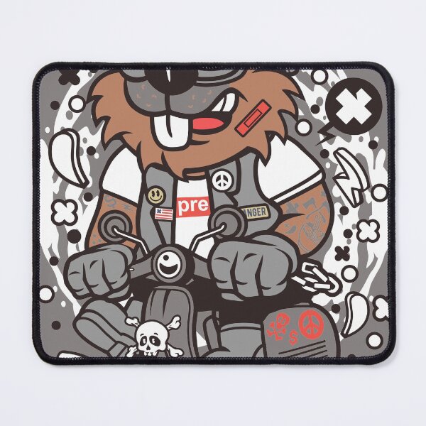 Item preview, Cute Beaver Scooterist designed and sold by SagesZ.