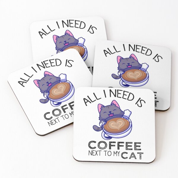 Item preview, All I Need Is Coffee And My Cat, Coffee Men And Women designed and sold by mHmShop.