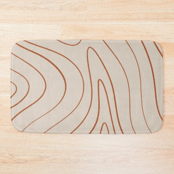 Item preview, Minimalist Topographical Abstract in Putty and Clay designed and sold by kierkegaard.