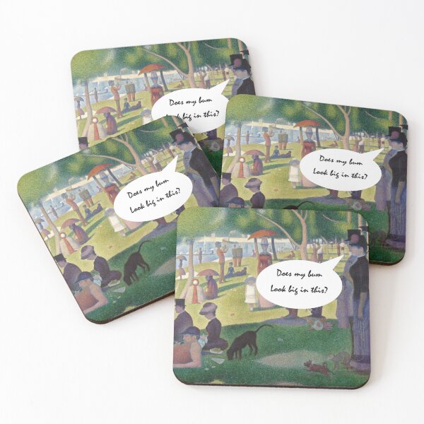 Item preview, Does my bum look big on the Grande Jatte? designed and sold by CheekySoandSo.