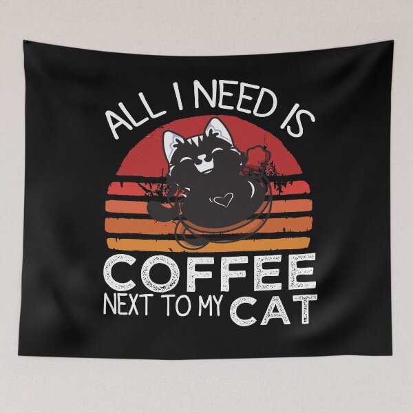 Item preview, All I Need Is Coffee And My Cat, Coffee Men And Women designed and sold by mHmShop.