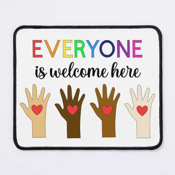 Item preview, Everyone is Welcome Here Rainbow designed and sold by rofiahidn.