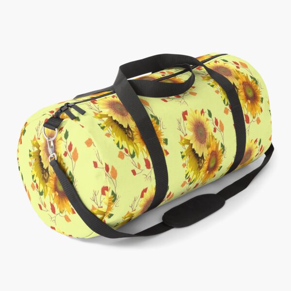 Item preview, Sunflowers and Autumn Leaves, Sunflower  bib flower , boho floral cute design inspired by nature designed and sold by Adri Barnard.