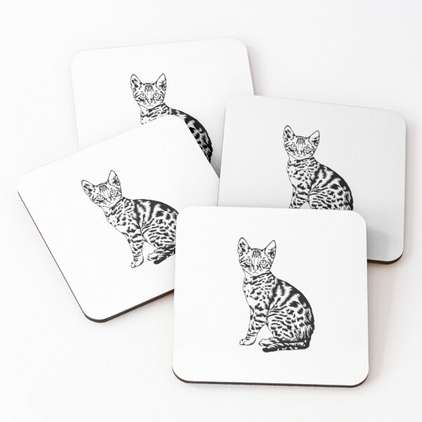 Item preview, Hand Drawn Bengal Cat designed and sold by jonrdesign.