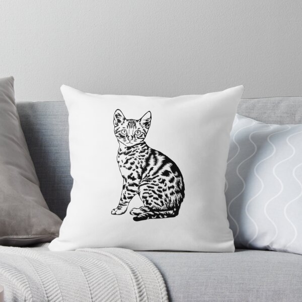 Item preview, Hand Drawn Bengal Cat designed and sold by jonrdesign.