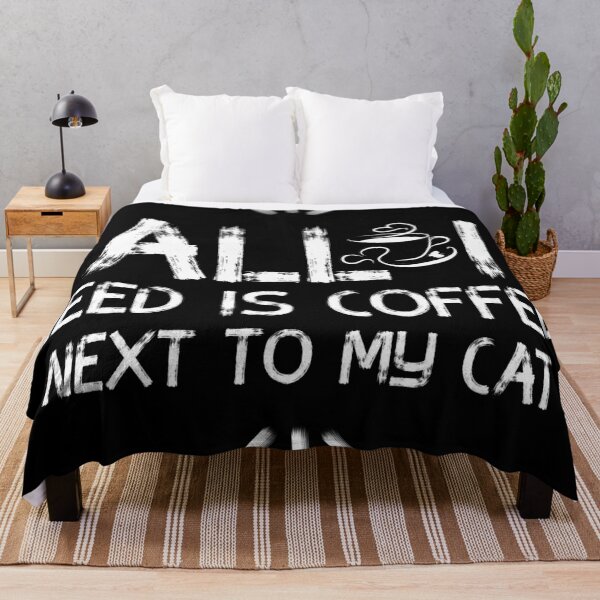 Item preview, all i need is coffee next to my cat designed and sold by diva-design.