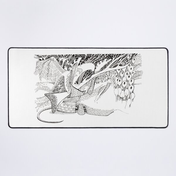 Didgeridoo (2021), yidaki, australian, aboriginal, wind, instrument, music Desk Mat