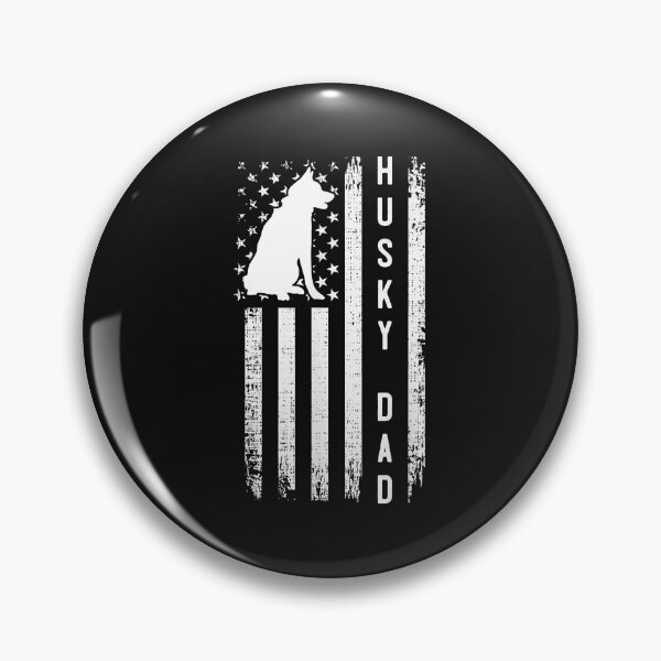 Item preview, Mens Husky Lover Gift Siberian Husky Dad American Flag Dog Lover designed and sold by Evrard123123.