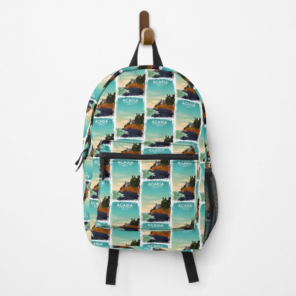 Item preview, Acadia National Park Vintage Minimal Retro Travel Poster designed and sold by Stadify.