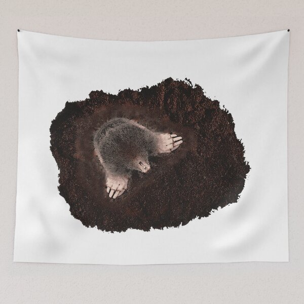 Item preview, Mole head, animal print man, cute moles, animal print baby designed and sold by Kirei-Lily.