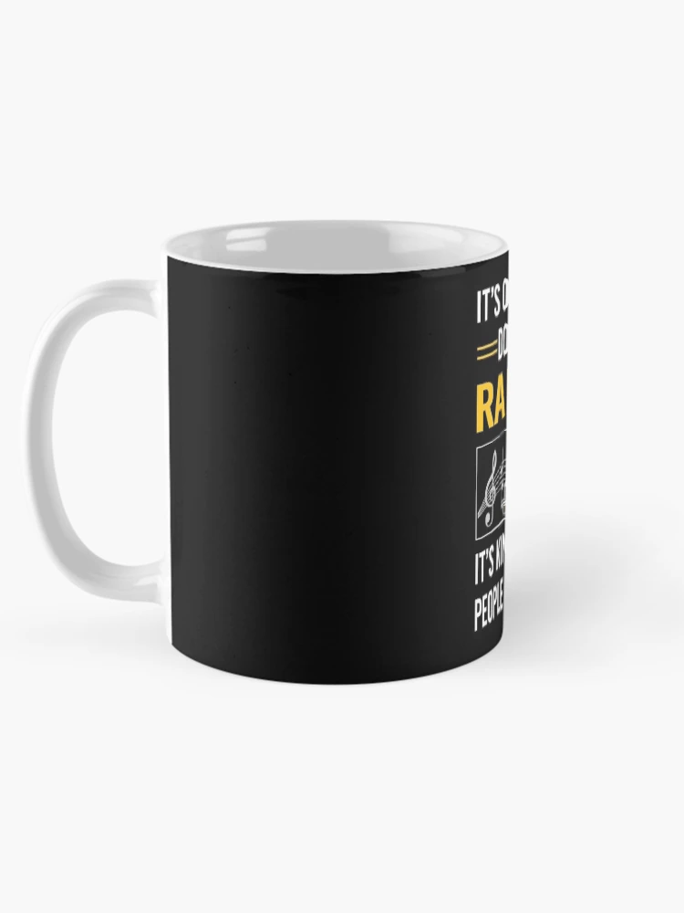 Thumbnail 5 of 6, Coffee Mug, Funny Smart People Rapping Rap Rapper designed and sold by RandalDavis.