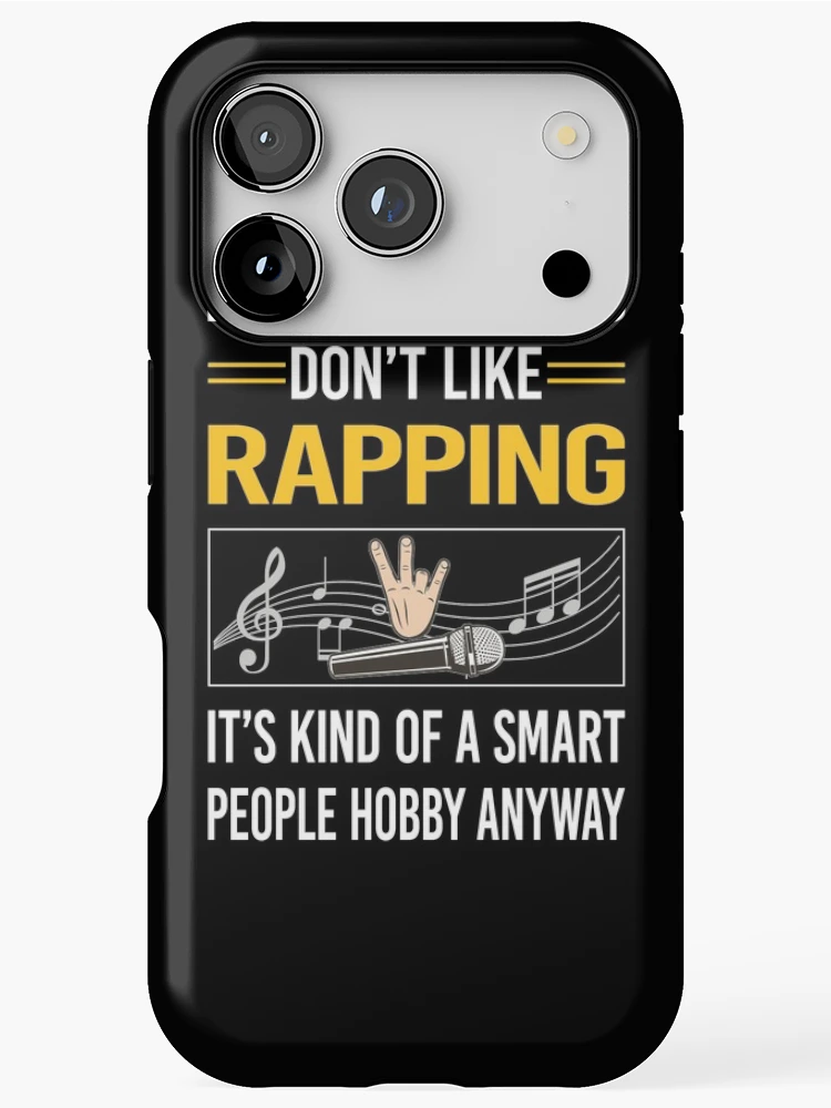Thumbnail 1 of 4, iPhone Case, Funny Smart People Rapping Rap Rapper designed and sold by RandalDavis.