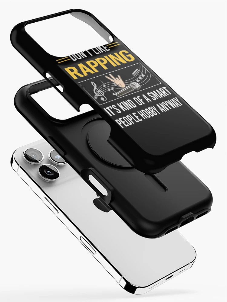Thumbnail 2 of 4, iPhone Case, Funny Smart People Rapping Rap Rapper designed and sold by RandalDavis.