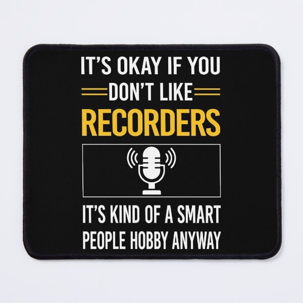 Item preview, Funny Smart People Recorders designed and sold by RandalDavis.