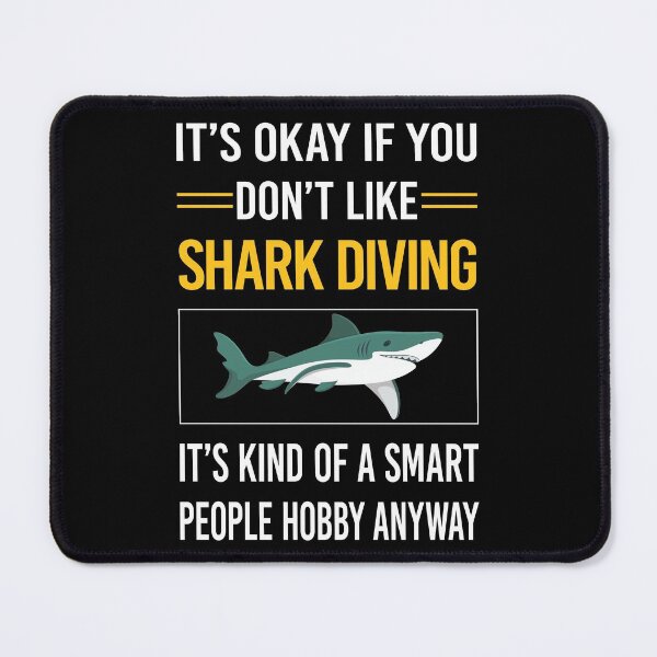Item preview, Funny Smart People Shark Diving Diver designed and sold by RandalDavis.