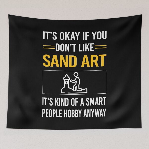 Item preview, Funny Smart People Sand Art designed and sold by RandalDavis.
