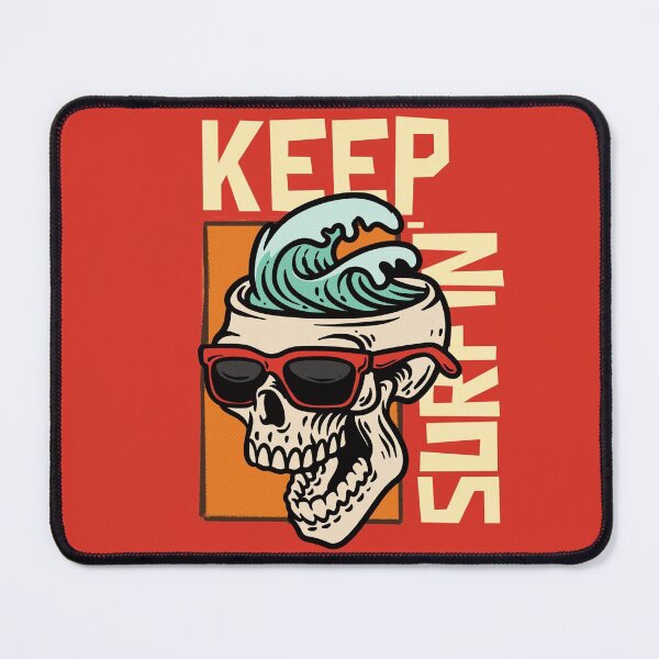 Item preview, Keep Surfin - Cool Skull with Sunglasses Surfers Gift designed and sold by mayamay0.