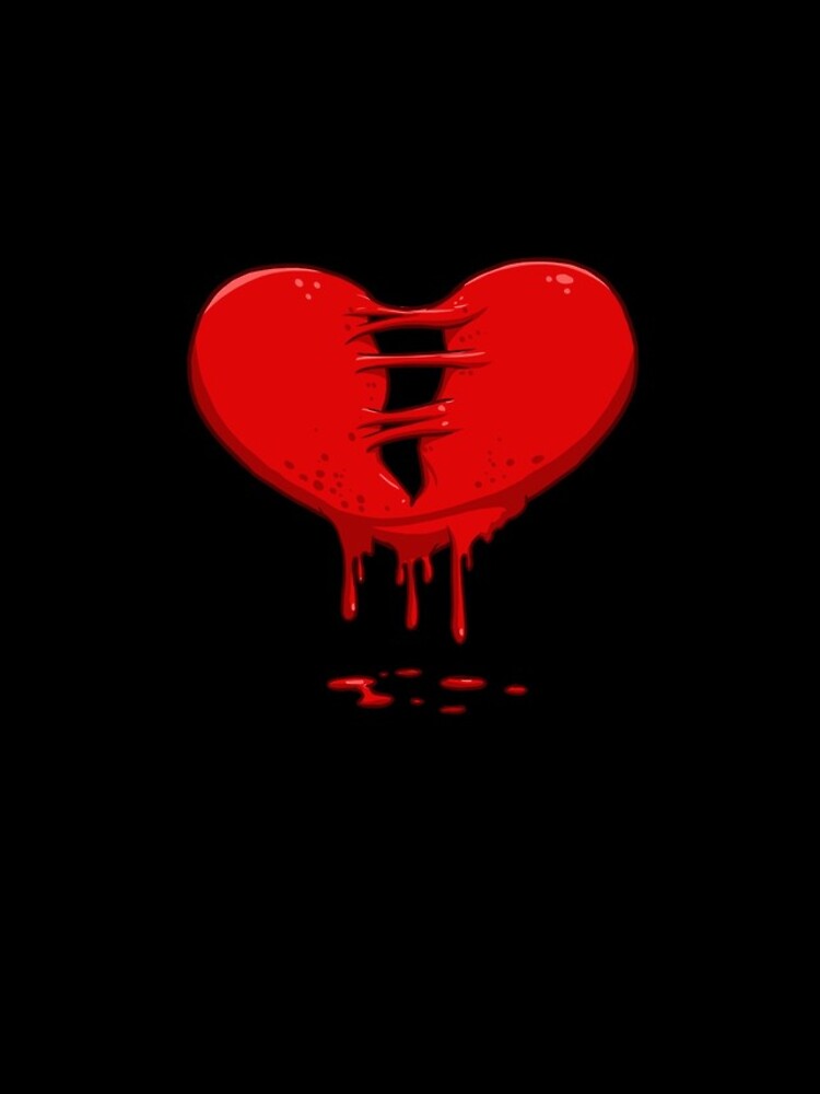 Imagen 4 de 4, Funda de iPhone con la obra Broken Heart Anti Valentine Divorce Breakup Heartbroken Gear, diseñada y vendida por DynamicDesign.