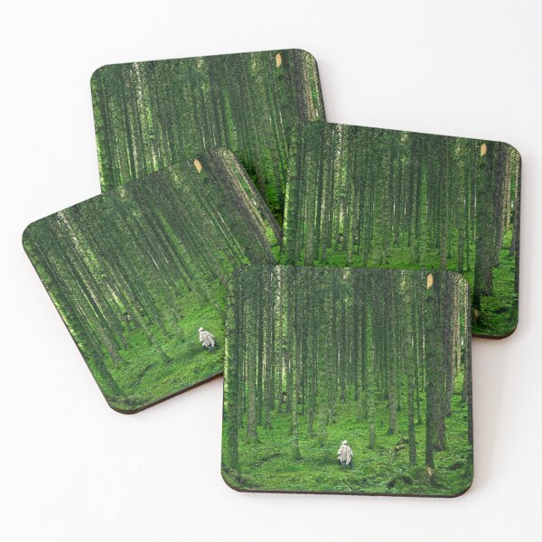 Item preview, View of green trees in a forest & a man designed and sold by VIVEK KUMAR RAI.