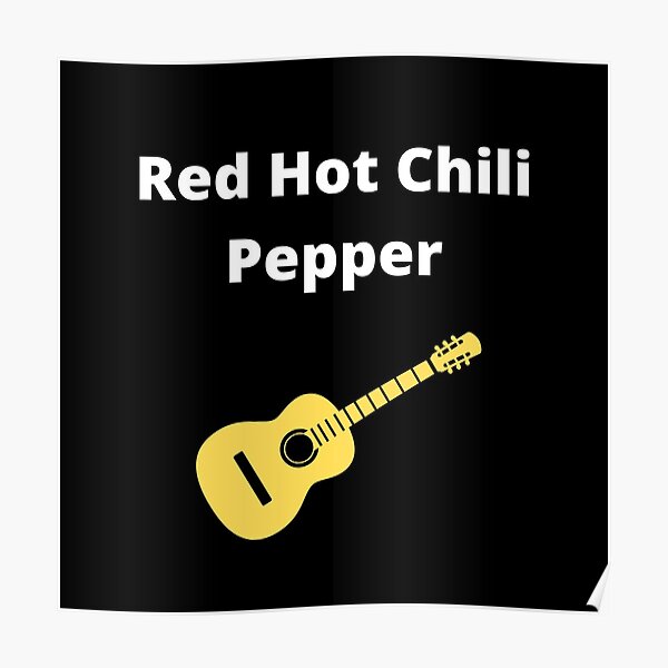 "Red Hot Chili Pepper Stand JoJo" Poster by DomSells Redbubble