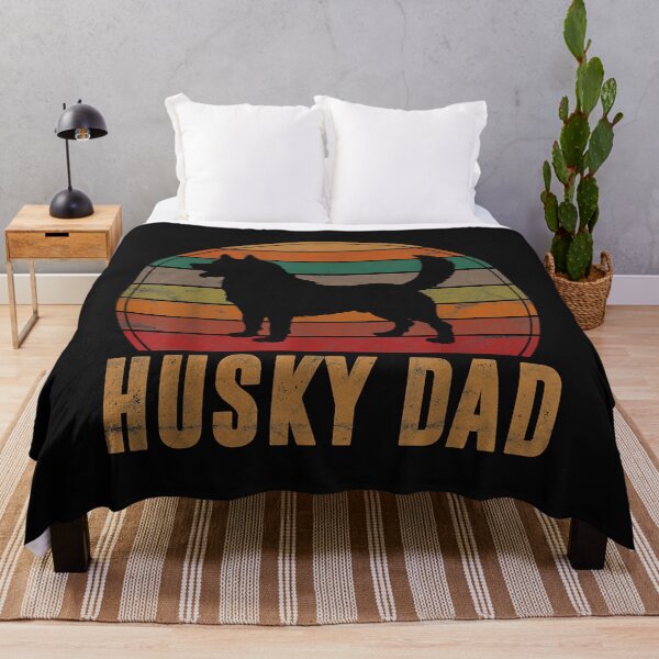 Item preview, Retro Husky Dad Gift Dog Owner Pet Siberian Huskies Father designed and sold by Evrard123123.