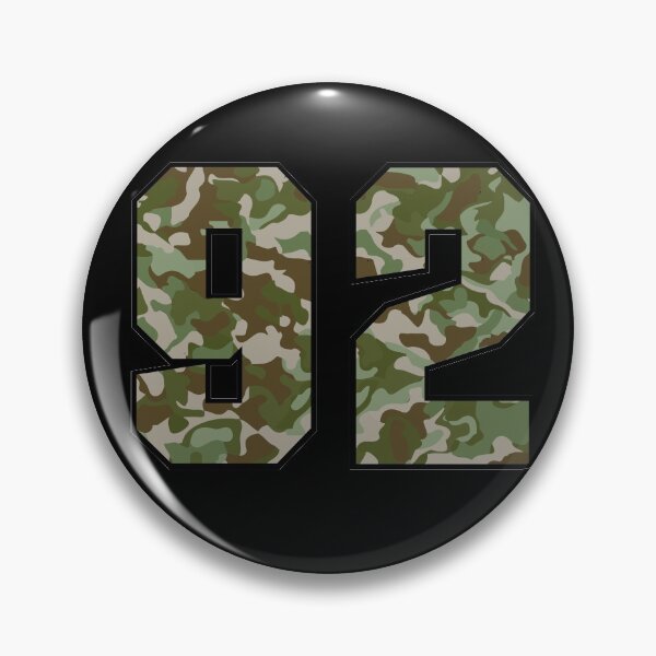 Item preview, Army Camo Number ninety-two Veteran Lucky Number 92 designed and sold by Urosek.