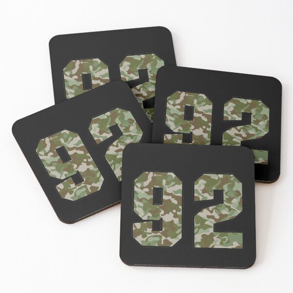 Item preview, Army Camo Number ninety-two Veteran Lucky Number 92 designed and sold by Urosek.
