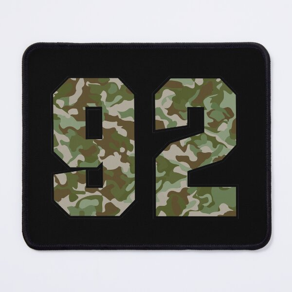 Item preview, Army Camo Number ninety-two Veteran Lucky Number 92 designed and sold by Urosek.