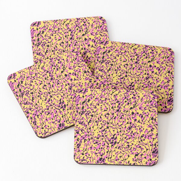 Item preview, Black, Pink And Yellow Turing Pattern Alan Turing Abstract  designed and sold by SeemDev786.