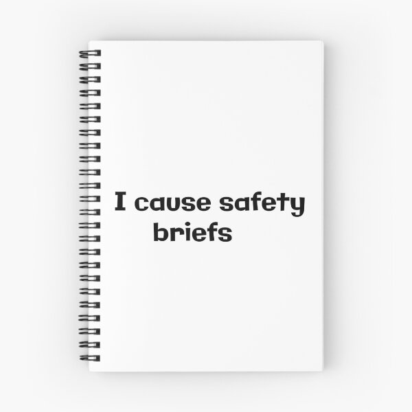 Item preview, i cause safety briefs  designed and sold by sarina G.
